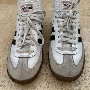 adidas Samba White and Gray Sneakers